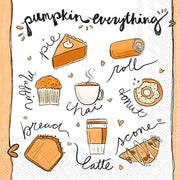 Pumpkin Everything Fall Paper Lunch Napkins